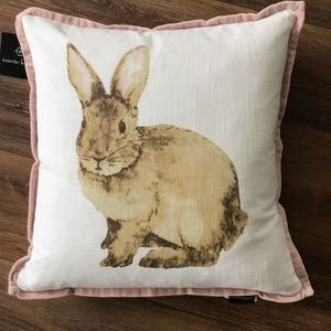 nanette lepore spring bunny feather pillow